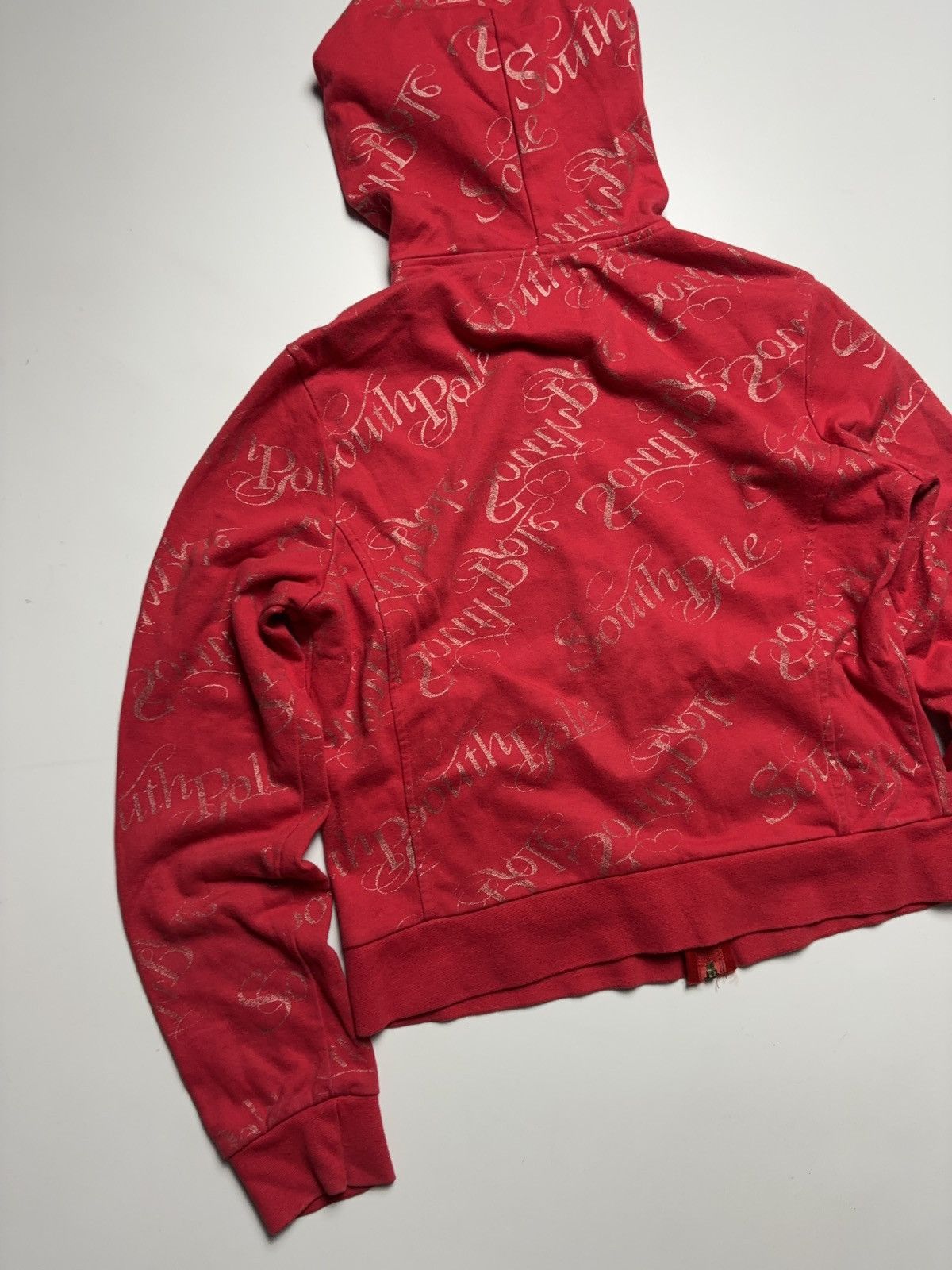 Southpole × Vintage VINTAGE SOUTHPOLE PRINTED CROPPED ZIP HOODIE 00s Size L / US 10 / IT 46 - 8 Thumbnail