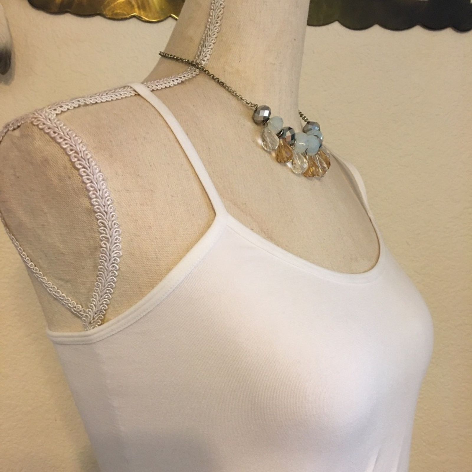 Jewelry Vintage Liz Claiborne glass crystal necklace Size ONE SIZE - 2 Thumbnail