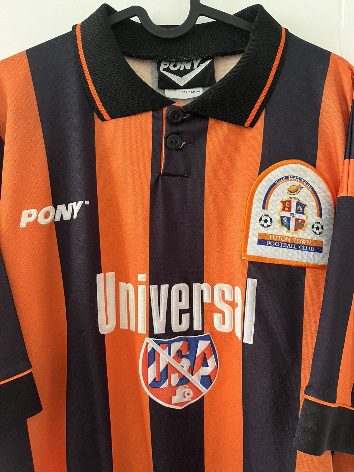 Luton Town Pony 1995/1996 wyjazdowa Vintage — zdjęcie 2