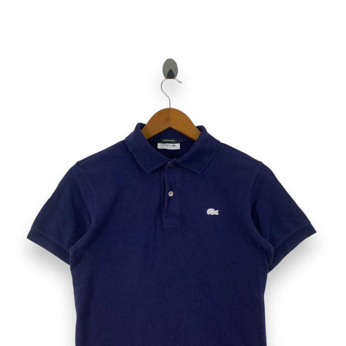 Lacoste Vintage LACOSTE EXCLUSIVE EDITION Embossed Logo Polo Size S / US 4 / IT 40 - 2 Thumbnail