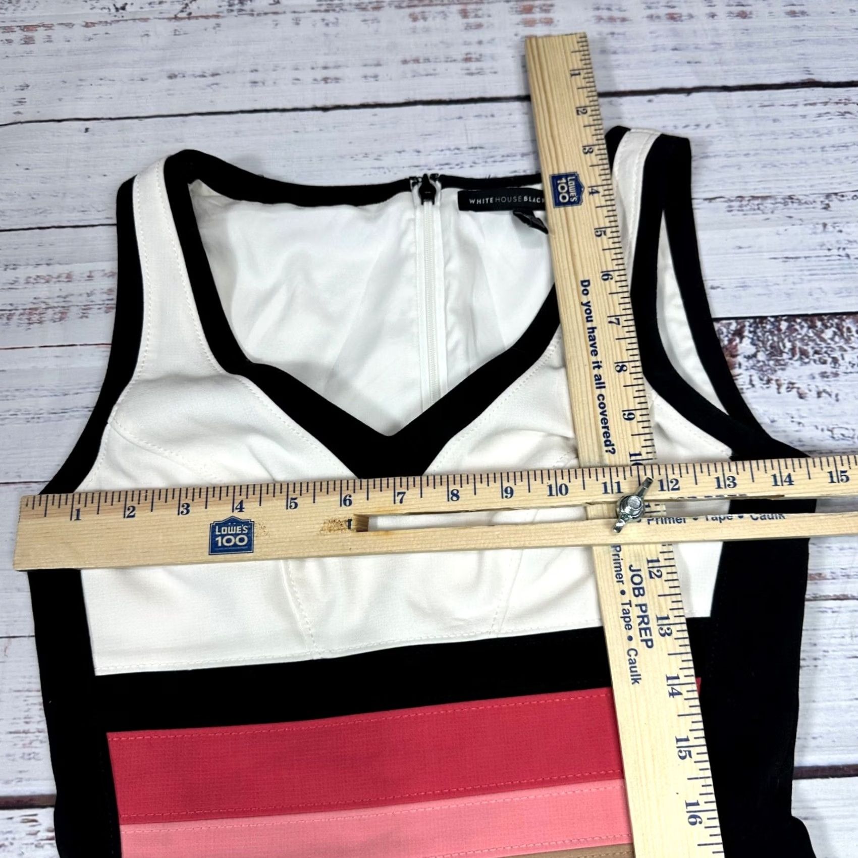 White House Black Market White House Black Market Sheath Tank Dress Sz 00 Black Multicolor Knee Length Tank Dress Womens 00 Flaws Stains Shoes Ships Today Size XXS / US 00 / IT 34 - 2 Thumbnail