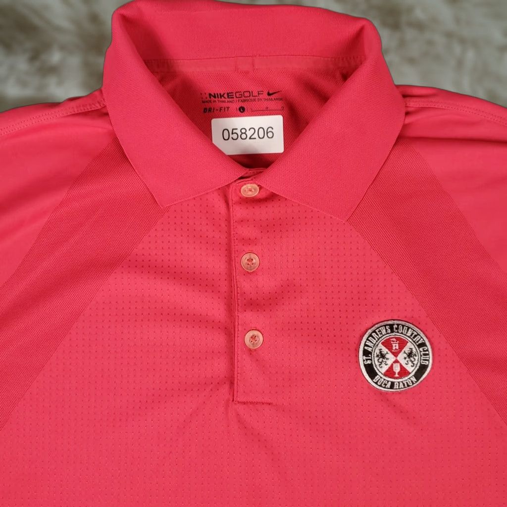Nike Nike Polo Shirt Mens Large Pink Golf Casual Short Sleeve Size US L / EU 52-54 / 3 - 1 Thumbnail