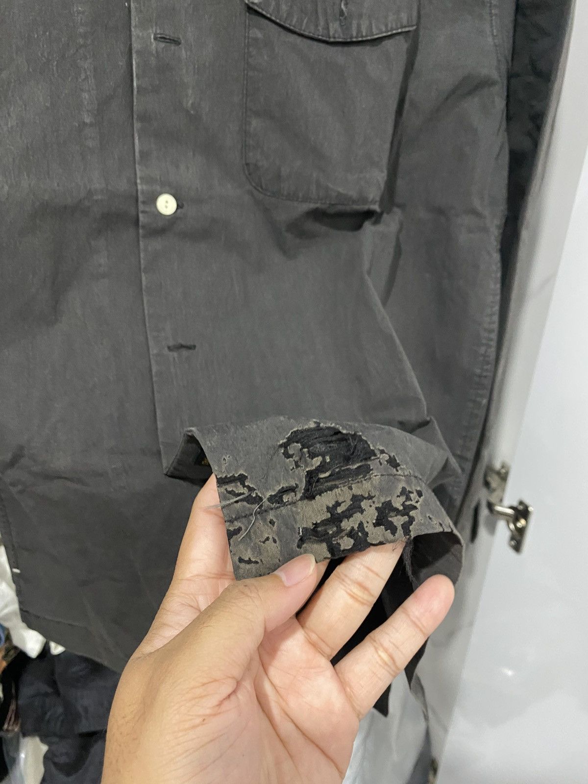 Japanese Brand × Uniform Bridge UniformB Japanese Disstressed Sunfaded Archive Tshirt Size US XL / EU 56 / 4 - 7 Thumbnail
