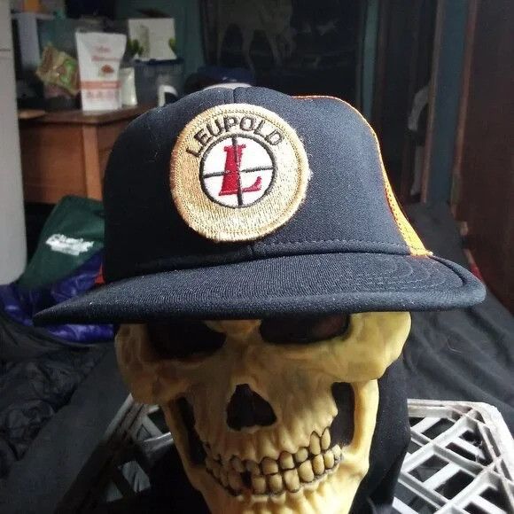 Other Deadstock Vintage AJD Leupold Optics Patch Snap Trucker Hat Size ONE SIZE - 1 Thumbnail