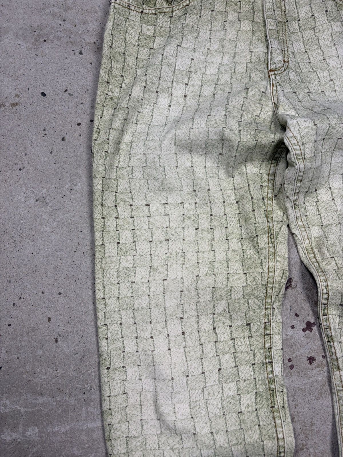 Roberto Cavalli Vintage 90s Roberto Cavalli Animal Print Jeans Denim Pants Size 31" - 9 Thumbnail