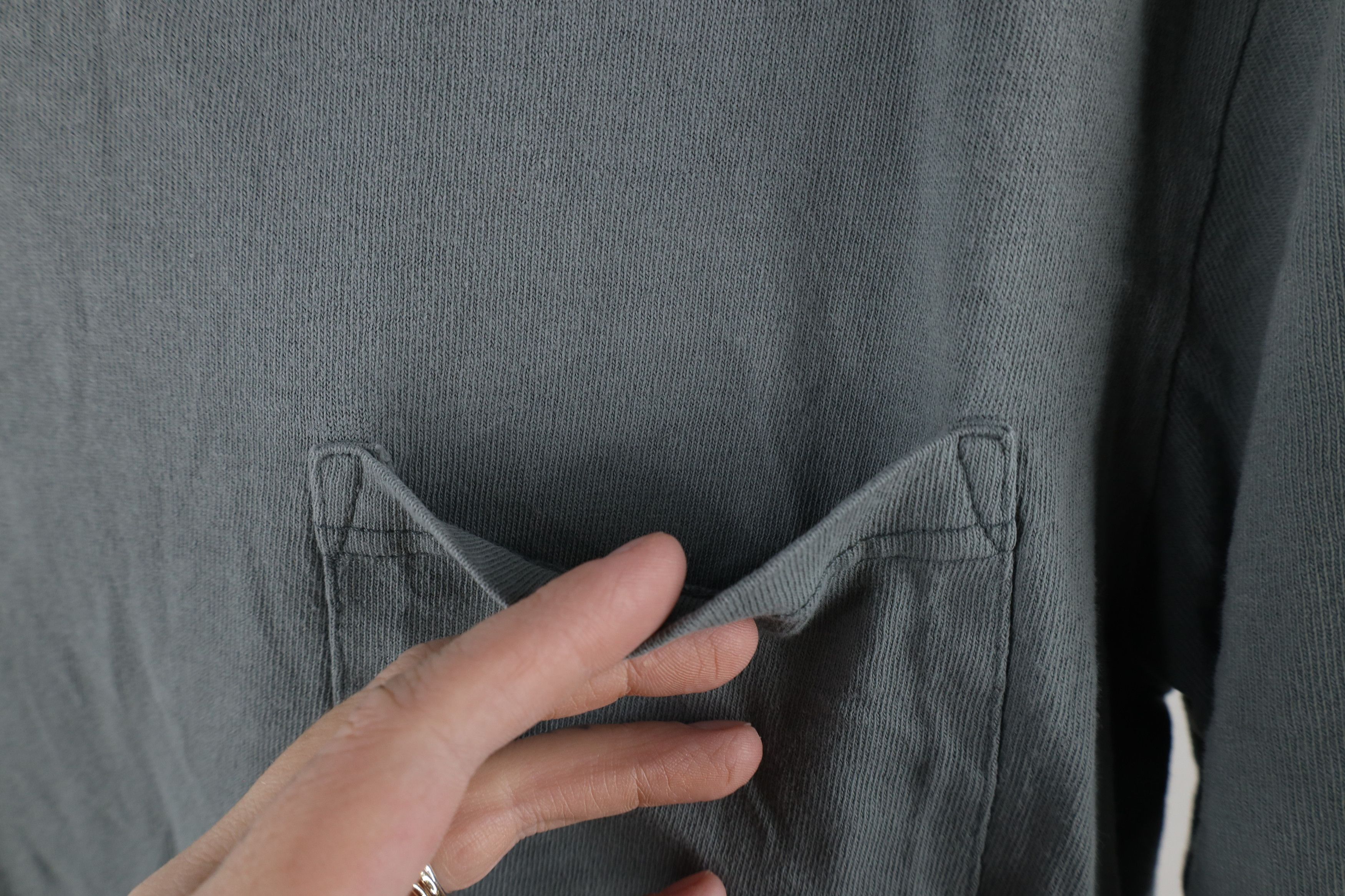 Filson × Vintage CC Filson Blank Outfitter One Pocket T-Shirt USA Sage Gray Size US S / EU 44-46 / 1 - 5 Thumbnail