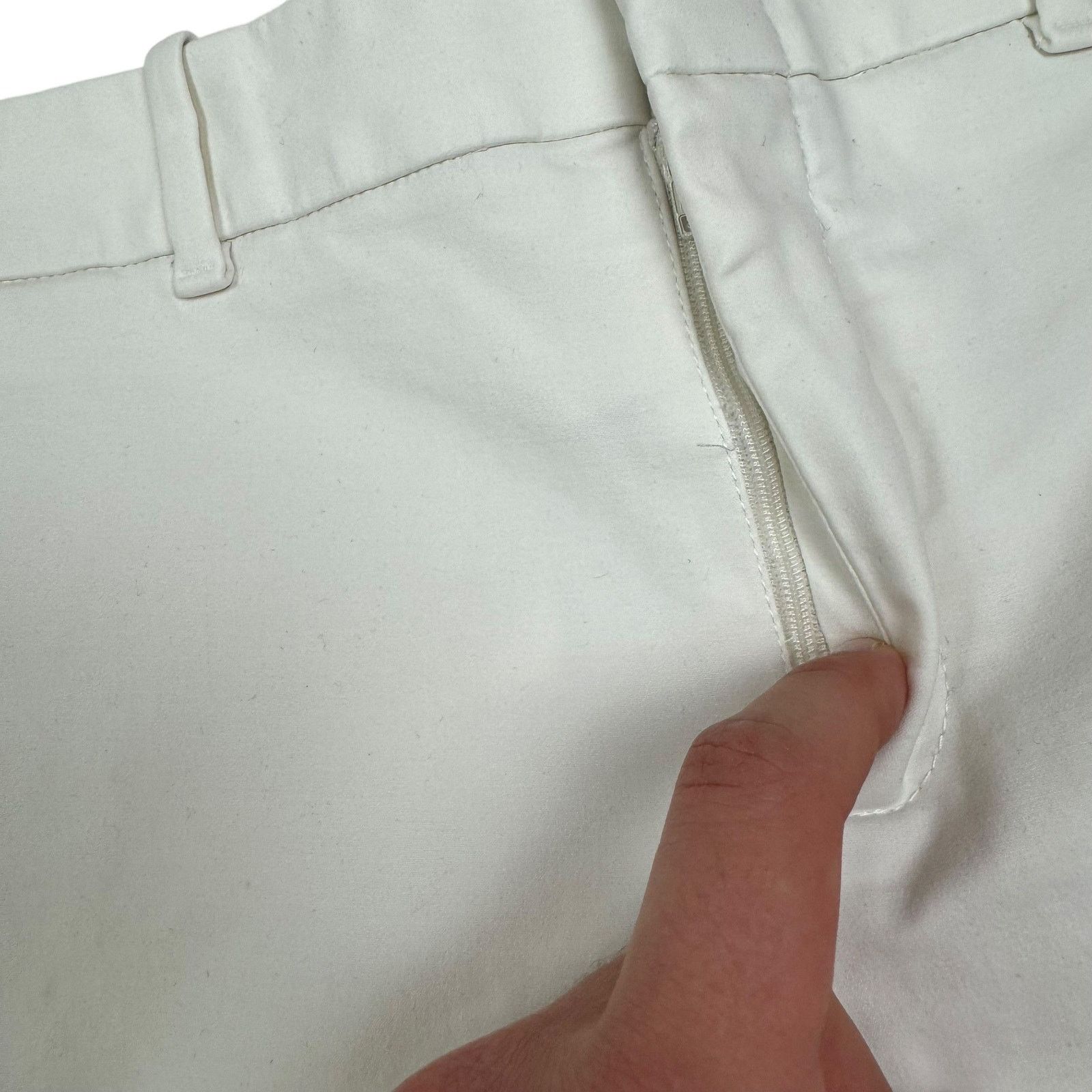 Gucci Gucci White Mid Rise Dress Pant 38 Size 27" / US 4 / IT 40 - 4 Thumbnail