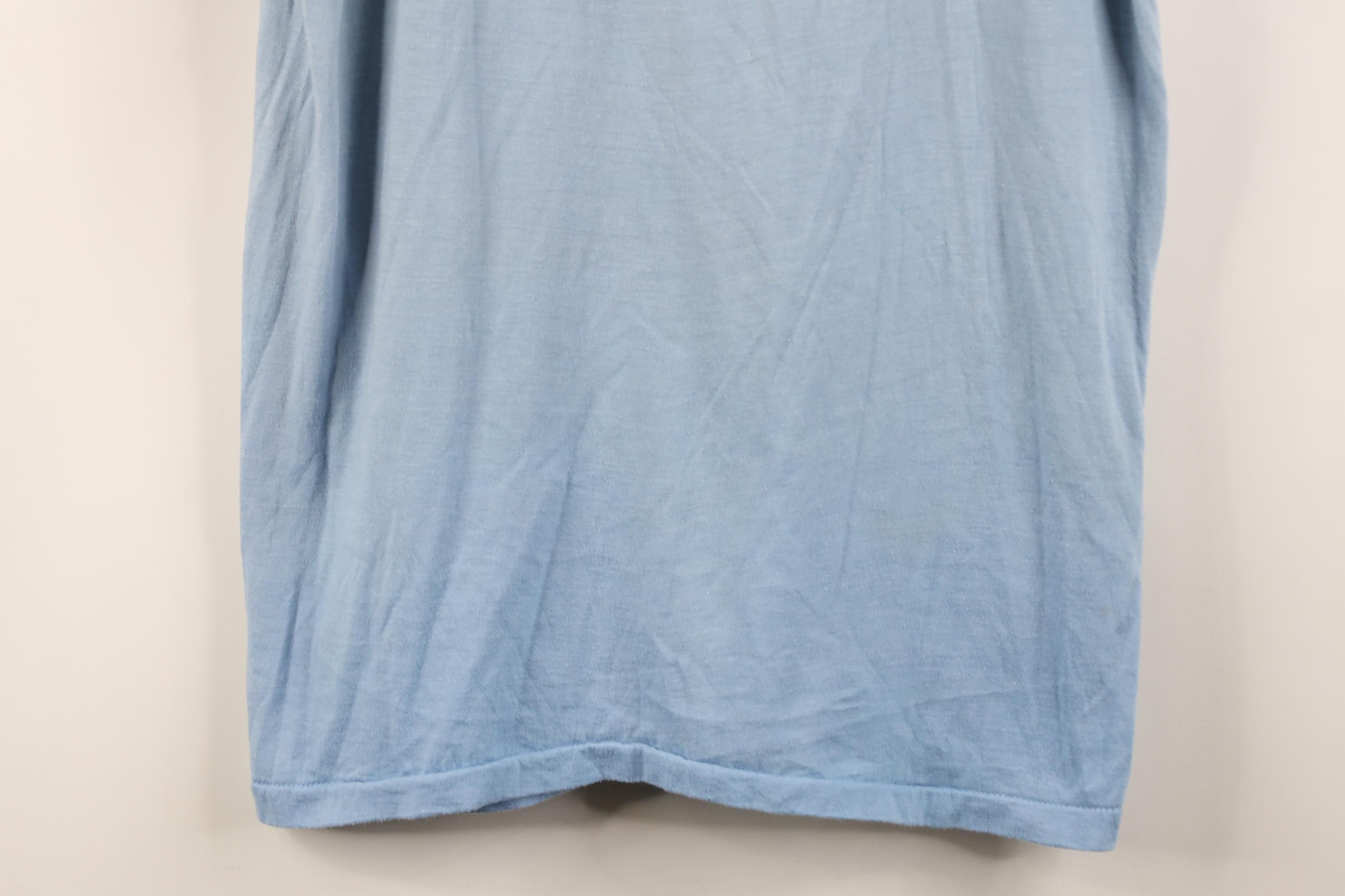 Vintage Vintage 90s MTV The Challenge TV Shoes T-Shirt Blue USA Size US L / EU 52-54 / 3 - 3 Thumbnail