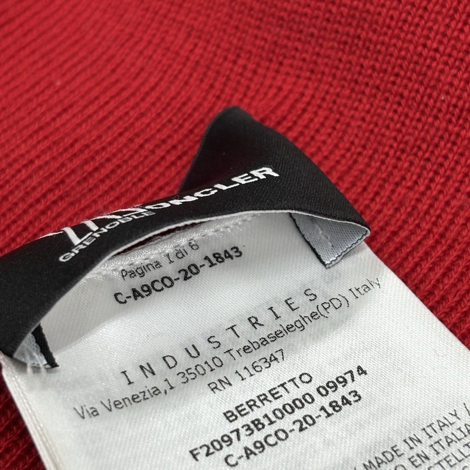 Moncler Grenoble Moncler Grenoble Wool Beanie ' Red ' | NEW! Size ONE SIZE - 11 Thumbnail
