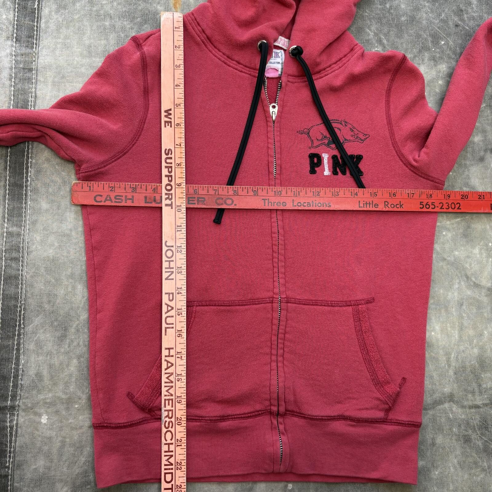 Pink Vintage PINK Victoria’s Secret Arkansas Razorbacks Hoodie Size S / US 4 / IT 40 - 4 Thumbnail