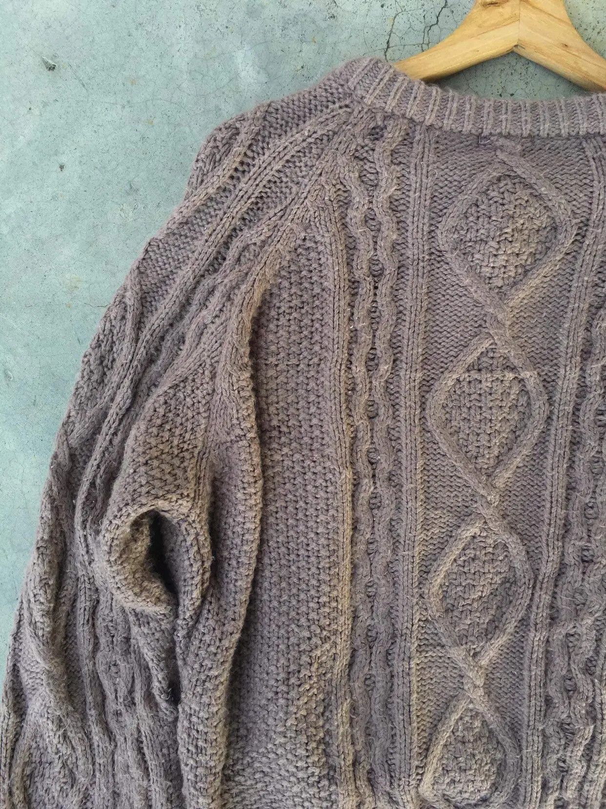 Homespun Knitwear × Japanese Brand 📌Japanese GU Pullover Pureknit Knitting Cardigan Pattern Size US XL / EU 56 / 4 - 11 Thumbnail
