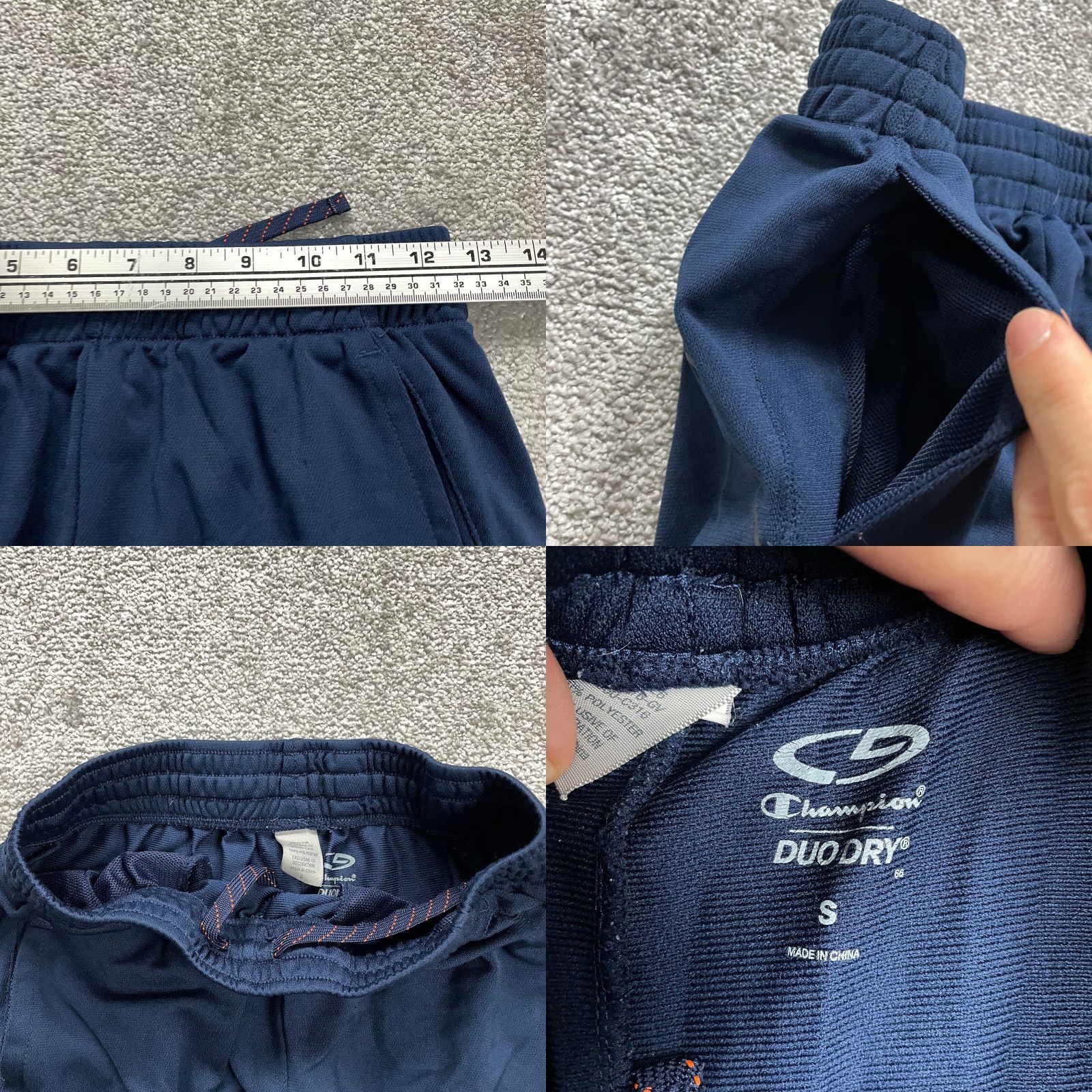 Champion Champion Active Shorts Mens Small Blue Elastic Waist Duo Dry Basketball 10" Insm Size US 29 - 8 Thumbnail