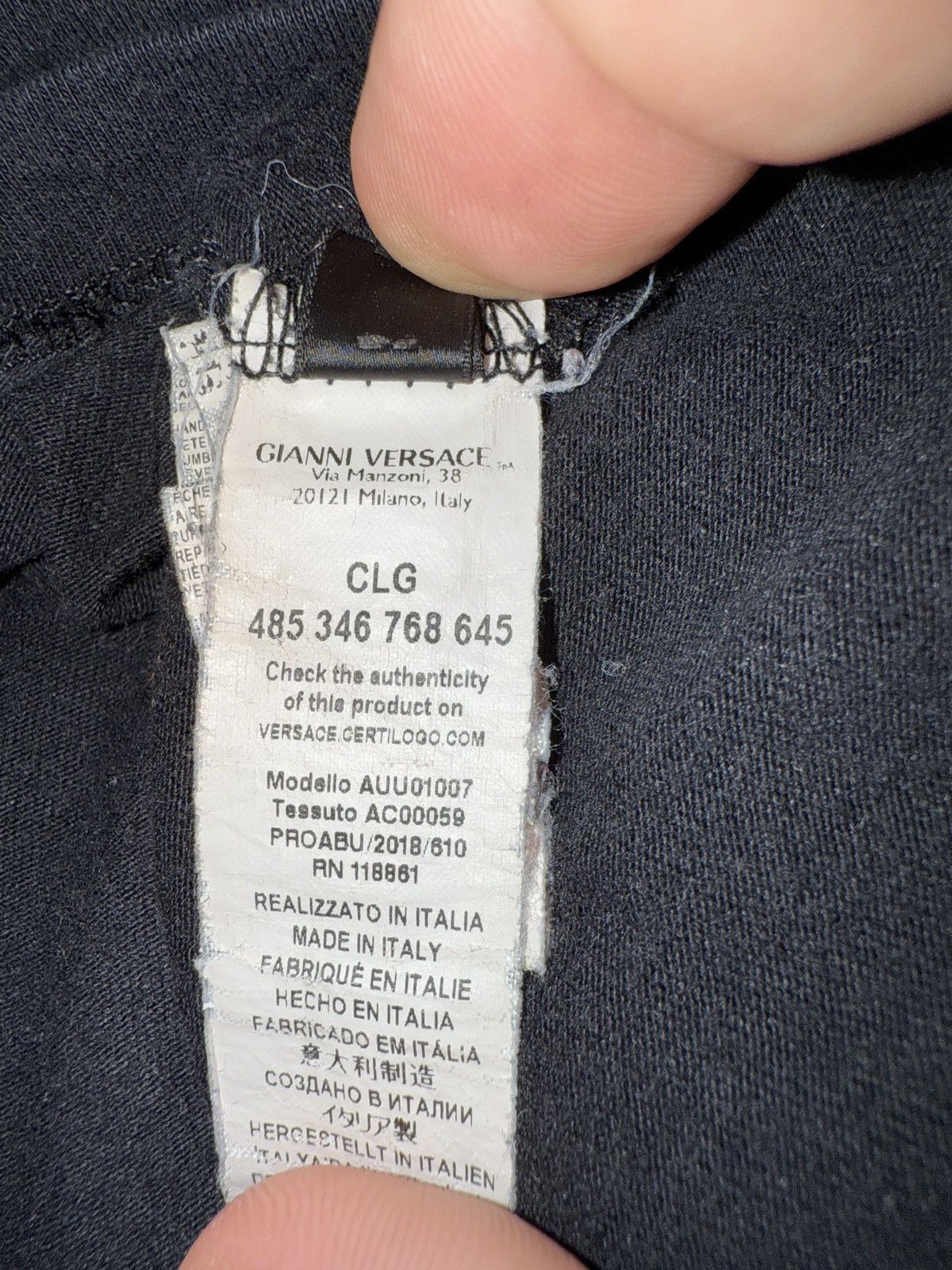 Versace Versace long sleeve Size US L / EU 52-54 / 3 - 6 Thumbnail