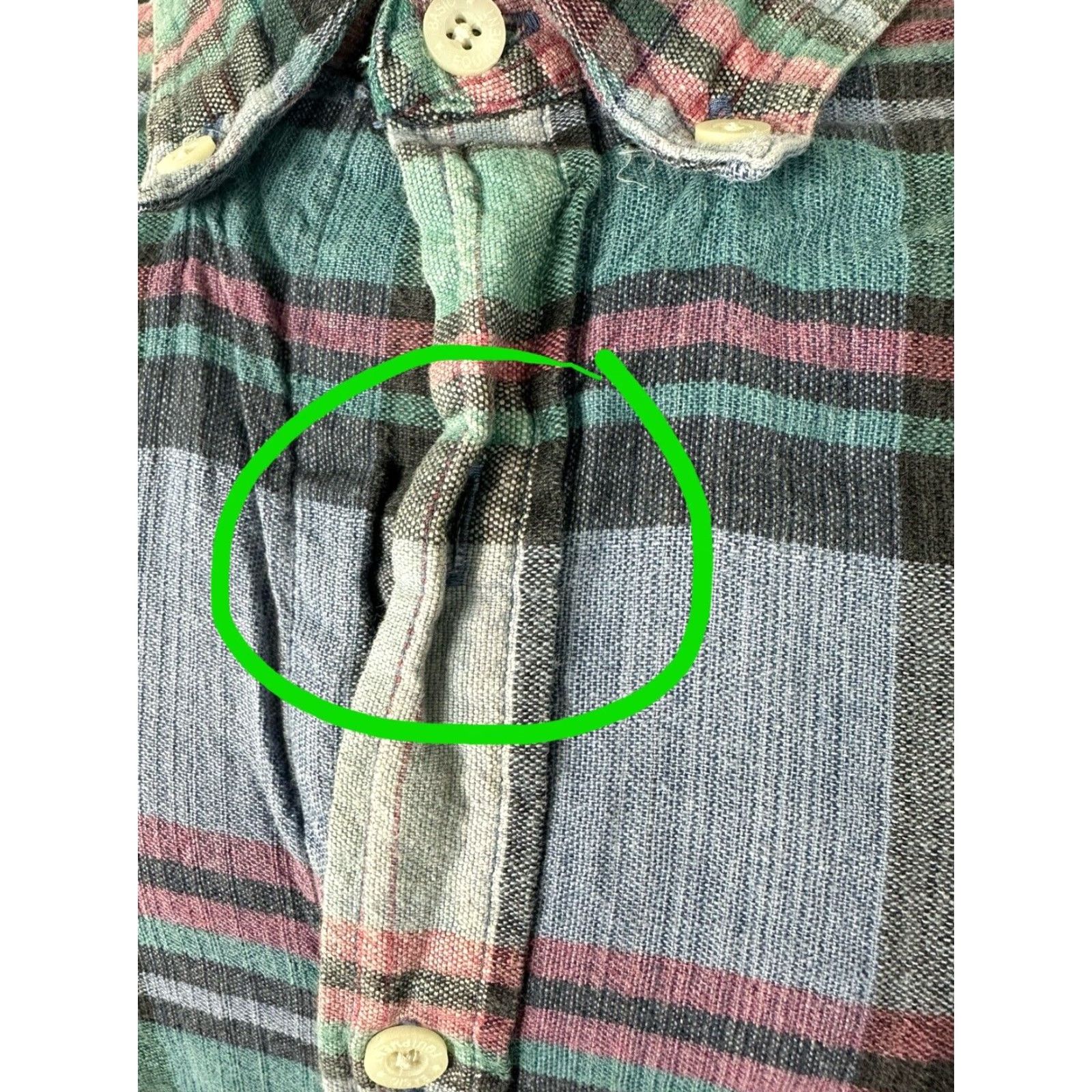 Equipment VINTAGE Basic Equipment Shirt Men L Blue Plaid Short Sleeve 80s 90s Casual 80s Vintage Slim Button-Up Pocket Collared Cotton Size US L / EU 52-54 / 3 - 6 Thumbnail
