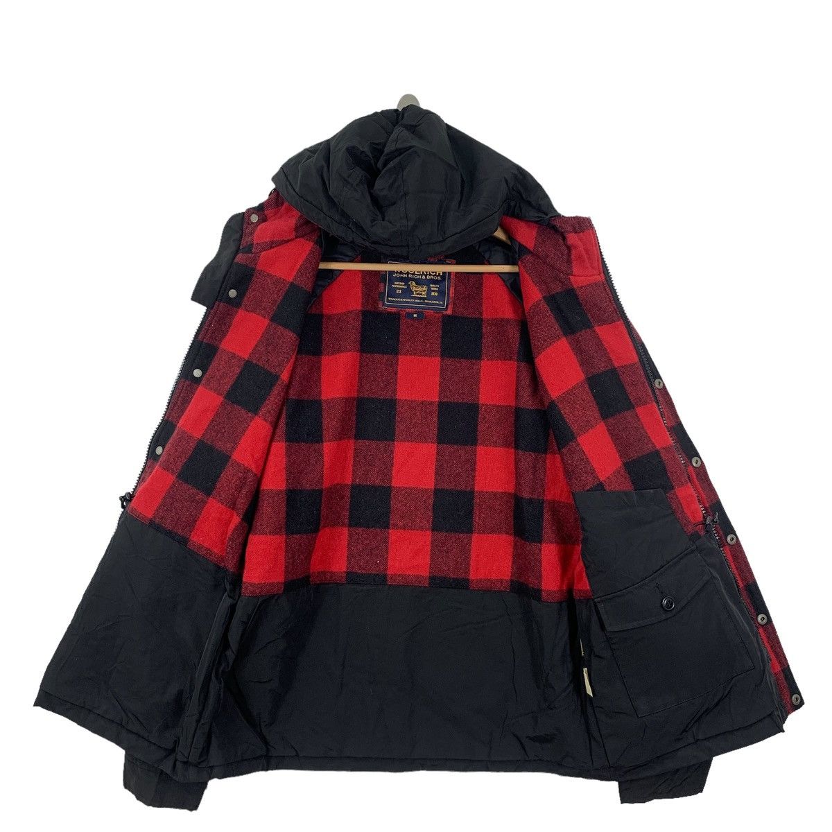 Vintage × Woolrich Woolen Mills Vintage WOOLRICH John Rich & Bros Hoodie Sweater Jacket Size US M / EU 48-50 / 2 - 3 Thumbnail