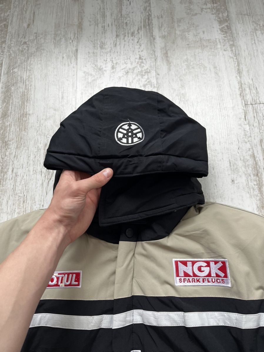 Yamaha Vintage Yamaha Racing Jacket MotoGP Style Beige Black 90s Size US XL / EU 56 / 4 - 8 Thumbnail
