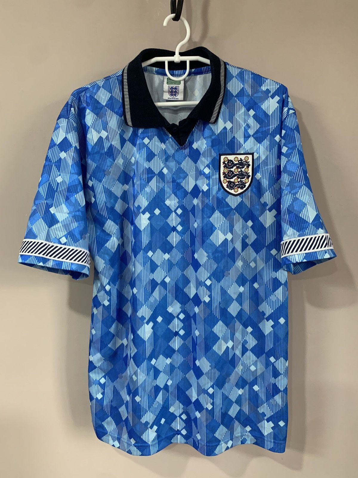 Other England Third Football Shirt Retro Score Draw Soccer Jersey Size US L / EU 52-54 / 3 - 1 Thumbnail