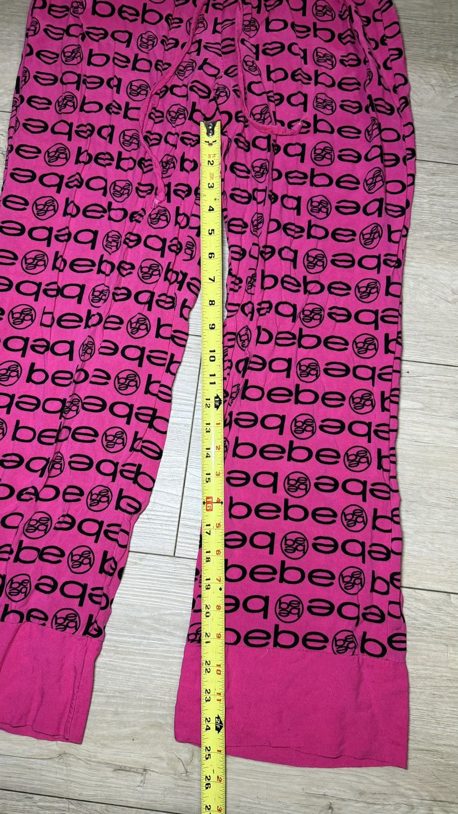 Bebe Y2K 2000s Bebe All Over Print Sleepwear Pajama Sweats Size 34" / US 12 / IT 48 - 5 Thumbnail