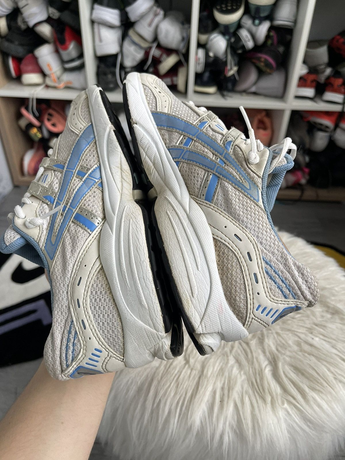 Asics × Vintage Women’s size 9 ASICS gel distressed sneakers 2k rare OG Size US 7 / EU 40 - 13 Thumbnail