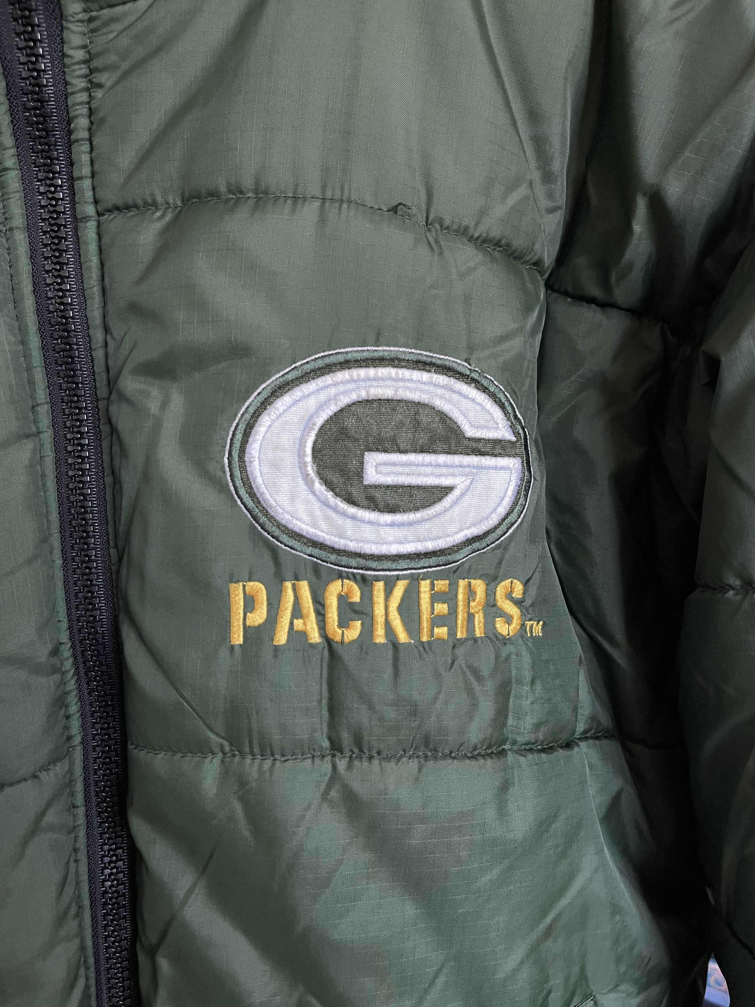 NFL × Pro Player × Vintage Vintage Pro Player NFL GREEN BAY PACKERS Reversible Jacket Size US L / EU 52-54 / 3 - 9 Thumbnail