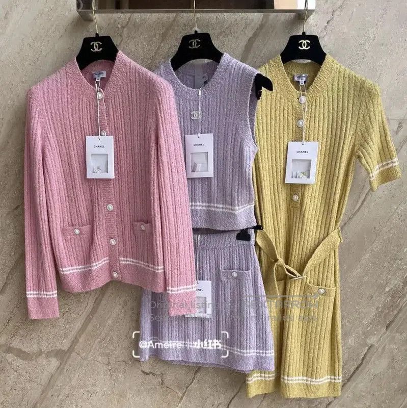 Chanel Chanel Pink Cardigan Sweater for Women . Size XL / US 12-14 / IT 48-50 - 3 Thumbnail