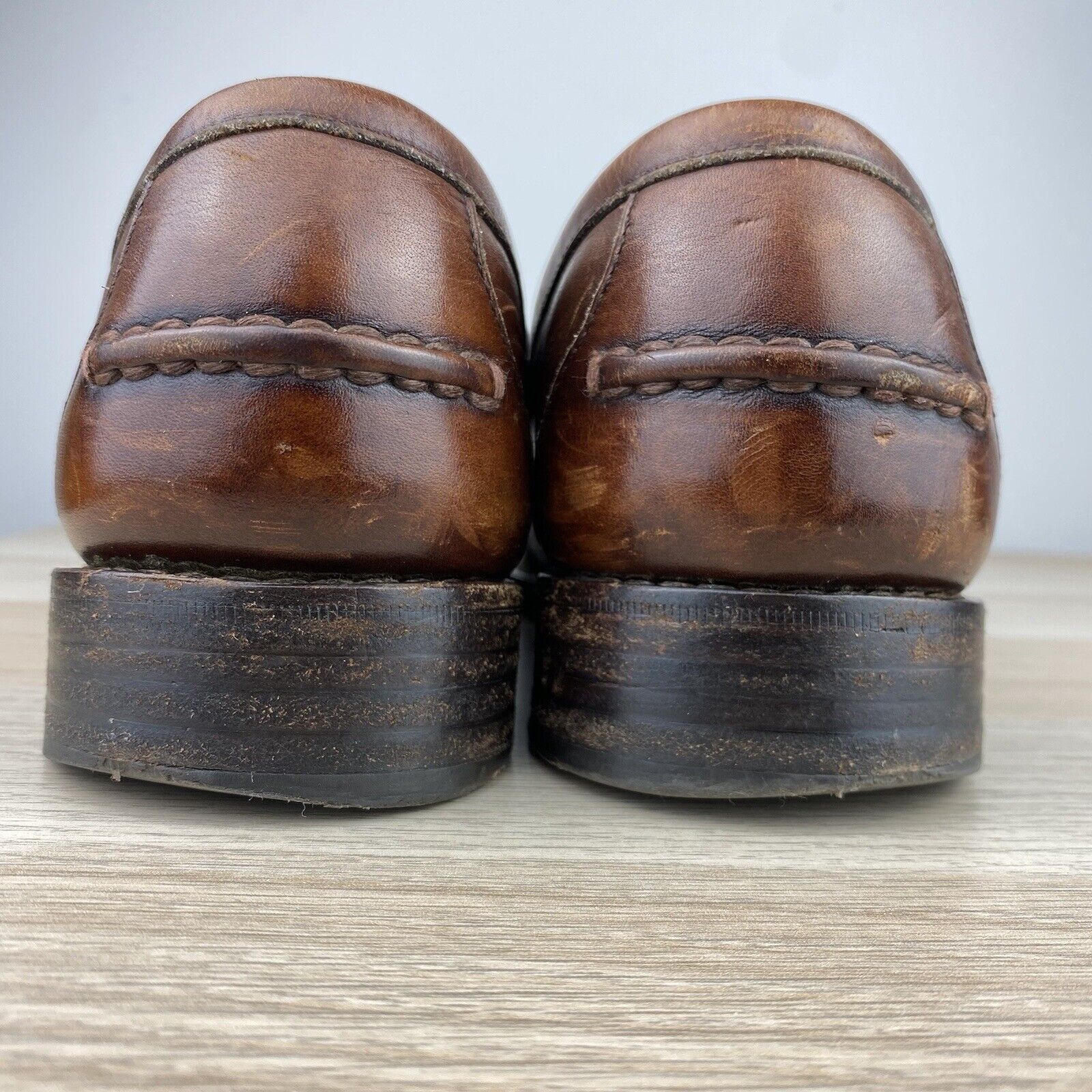 Polo Ralph Lauren Vintage Polo Ralph Lauren Stadium Crest Penny Loafers 11.5D Size US 11.5 / EU 44-45 - 19 Thumbnail
