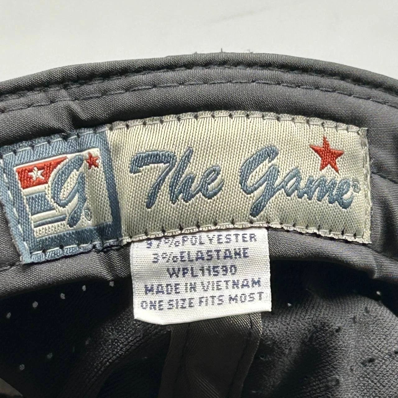 The Game Army Hat Men Gray Embroidered The Game Strap Back Cap New Size ONE SIZE - 3 Thumbnail