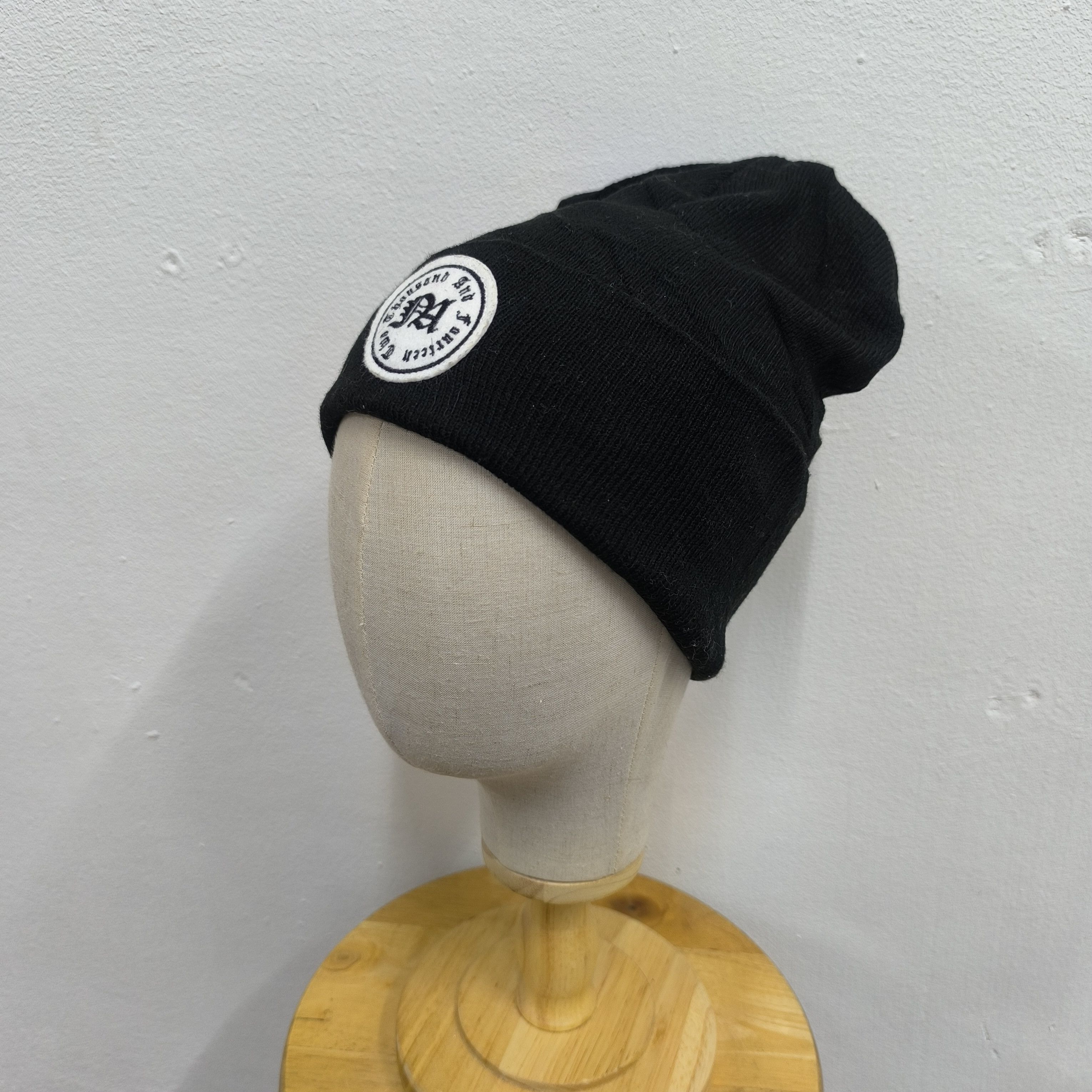 MOUSSY ✨Japanese brand moussy patch made in japan beanie hat Size ONE SIZE - 2 Thumbnail