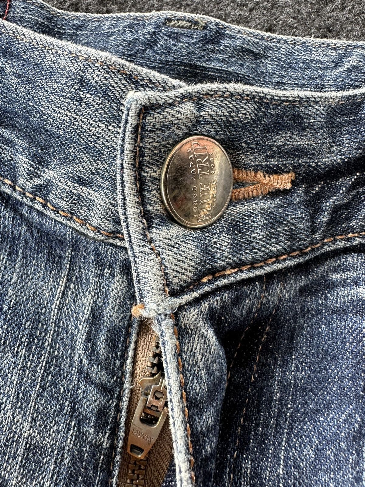 Edwin × If Six Was Nine × Japanese Brand Edwin Blue Trip Vintage Red Trademark Denim Size 30 F78 Size US 30 / EU 46 - 10 Thumbnail