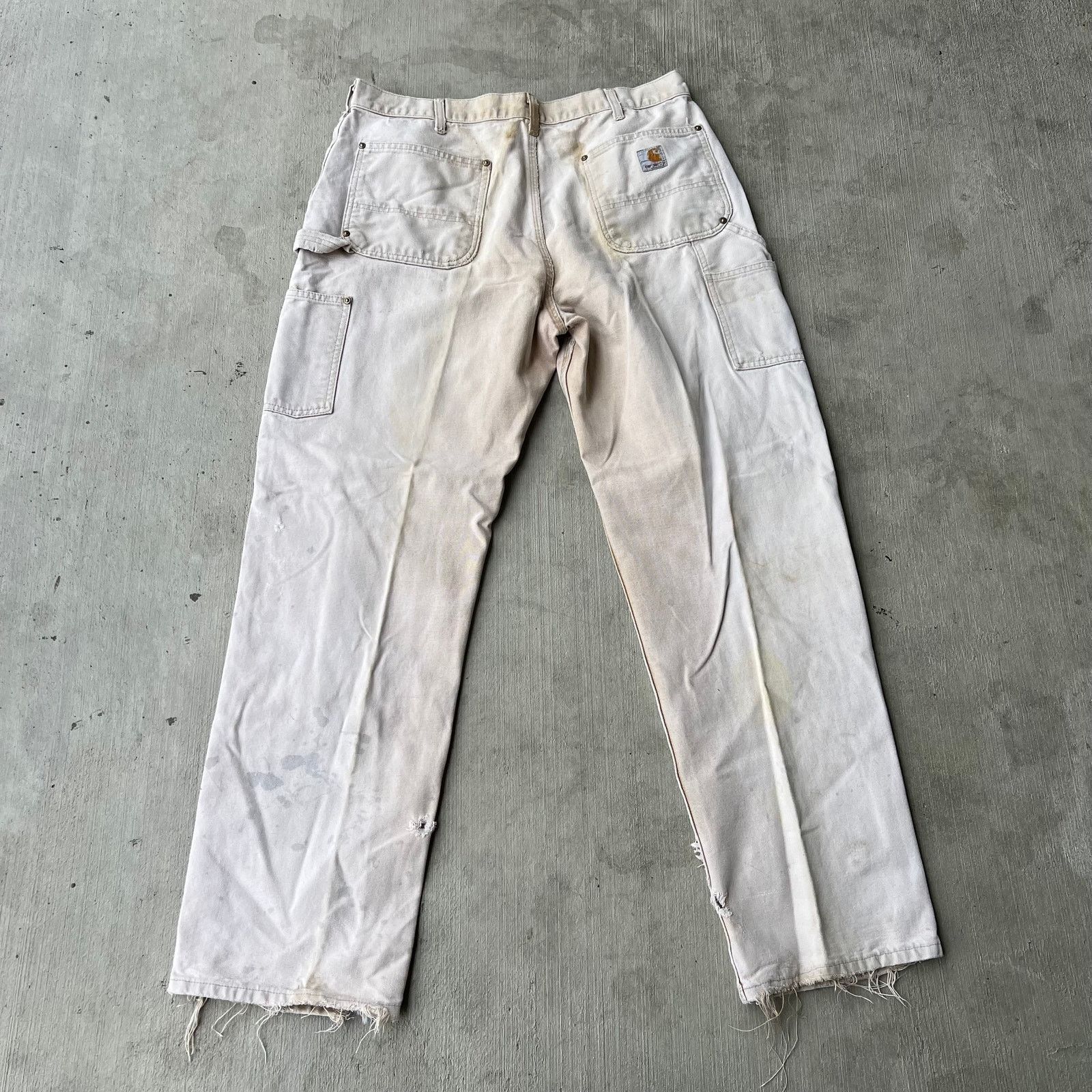 Carhartt × Vintage Carhartt faded brown double knee work wear carpenter pants Size US 34 / EU 50 - 4 Thumbnail