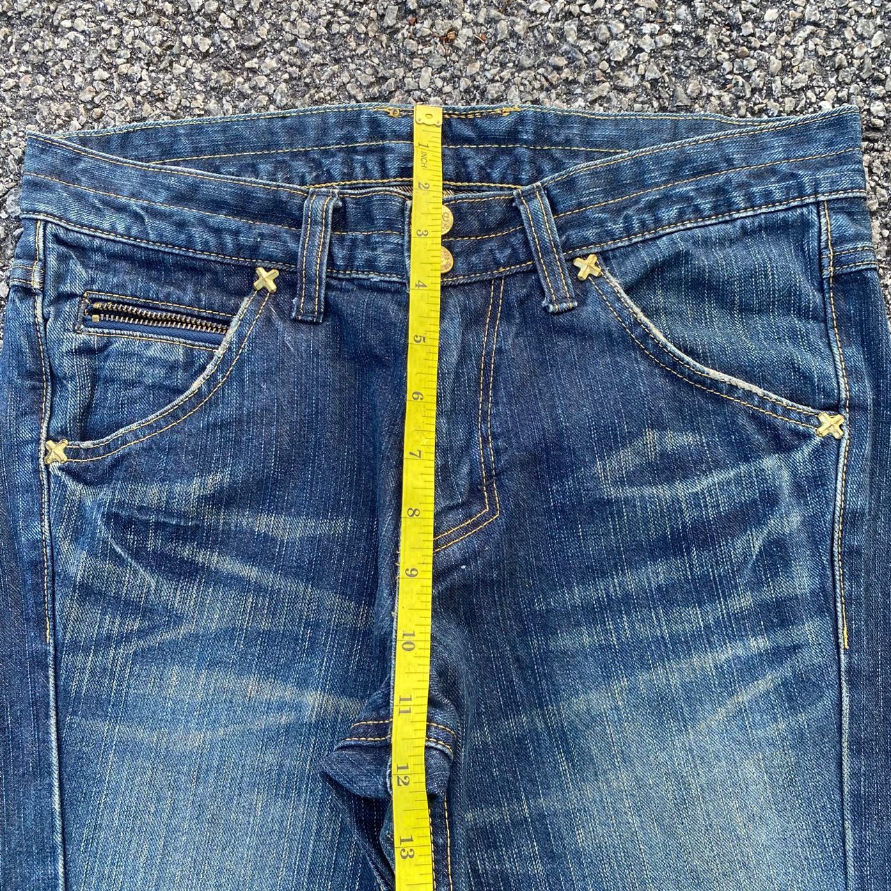 Lee 💥Flare💥Vintage Lee Riders Distressed Denim Size US 32 / EU 48 - 6 Thumbnail
