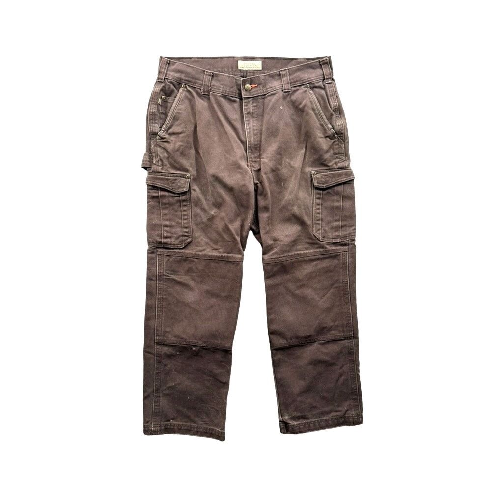 Cabelas × Vintage 2000's Cabela's Brown Double Knee Carpenter Cargo Pants Size US 36 / EU 52 - 2 Thumbnail