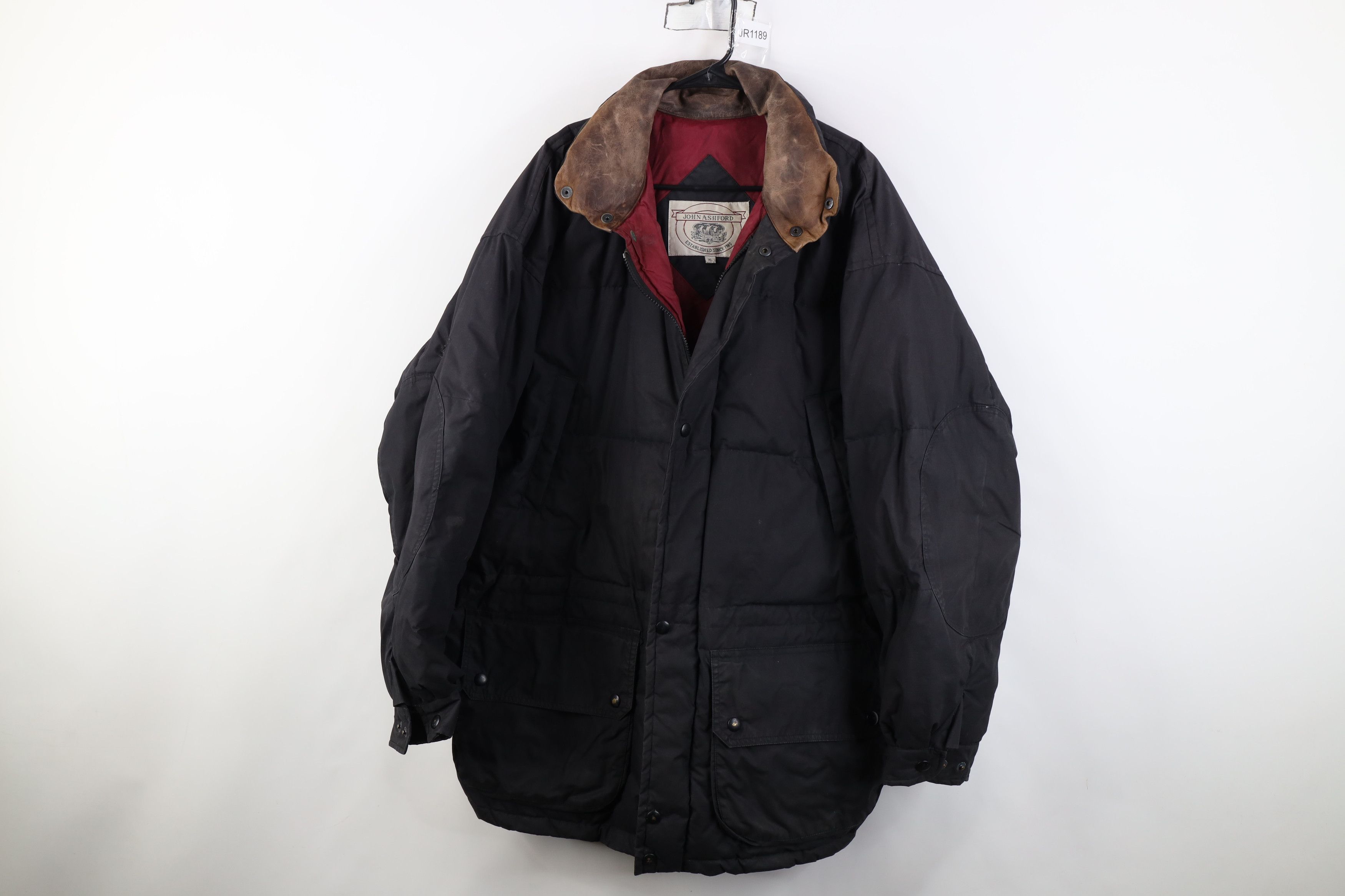 Vintage Vintage 90s Streetwear Duck Down Puffer Parka Jacket Black Size US XL / EU 56 / 4 - 1 Thumbnail