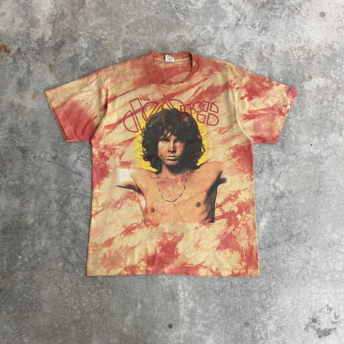 Band Tees VTG 1990’s The Doors Jim Morrison Single Stitch Tie Dye Tee Size US L / EU 52-54 / 3 - 1 Thumbnail