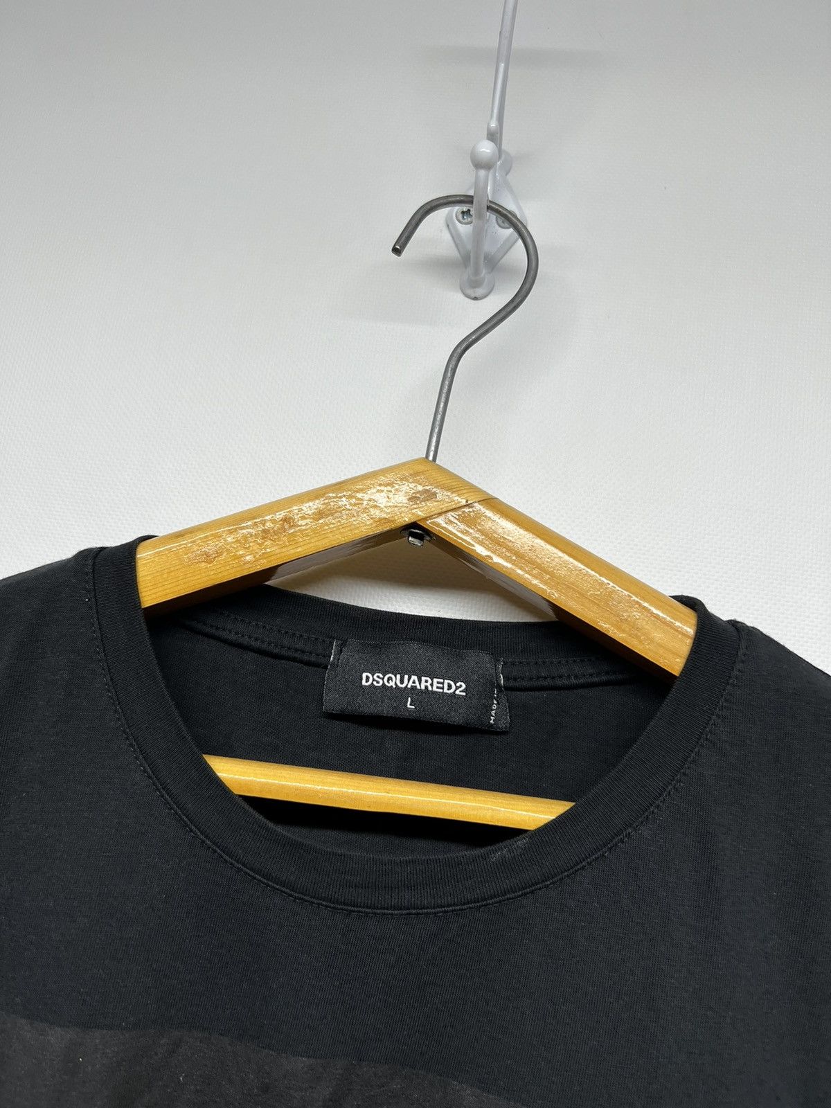 Dsquared2 Vintage Y2k Dsquared2 Big Logo T-Shirt 00’s Size US L / EU 52-54 / 3 - 7 Thumbnail