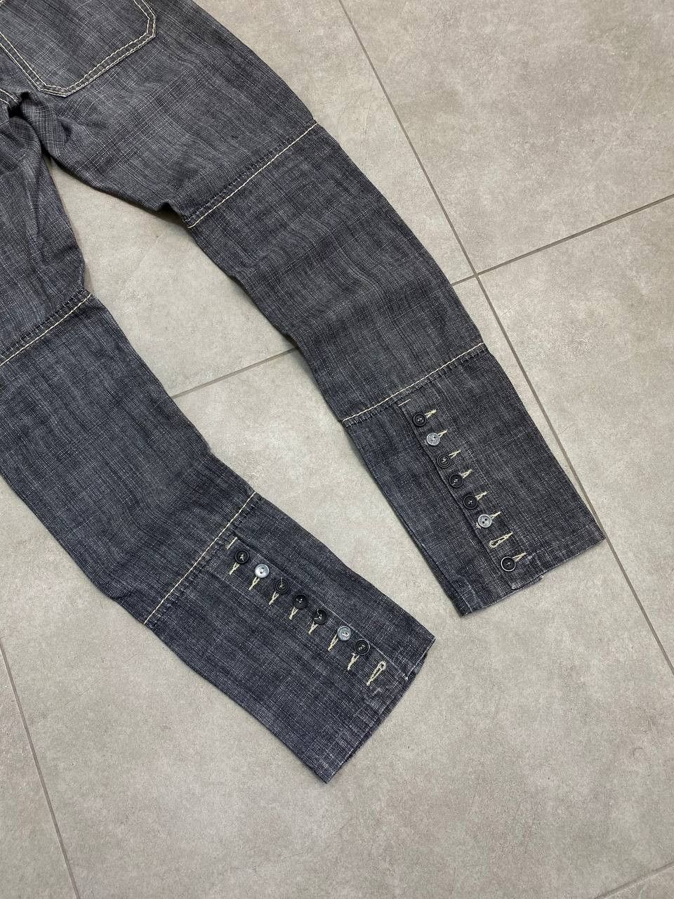 Marithe + Francois Girbaud Vintage Marithe + Francois Girbaud Buttons Denim Pants Size US 27 - 8 Thumbnail