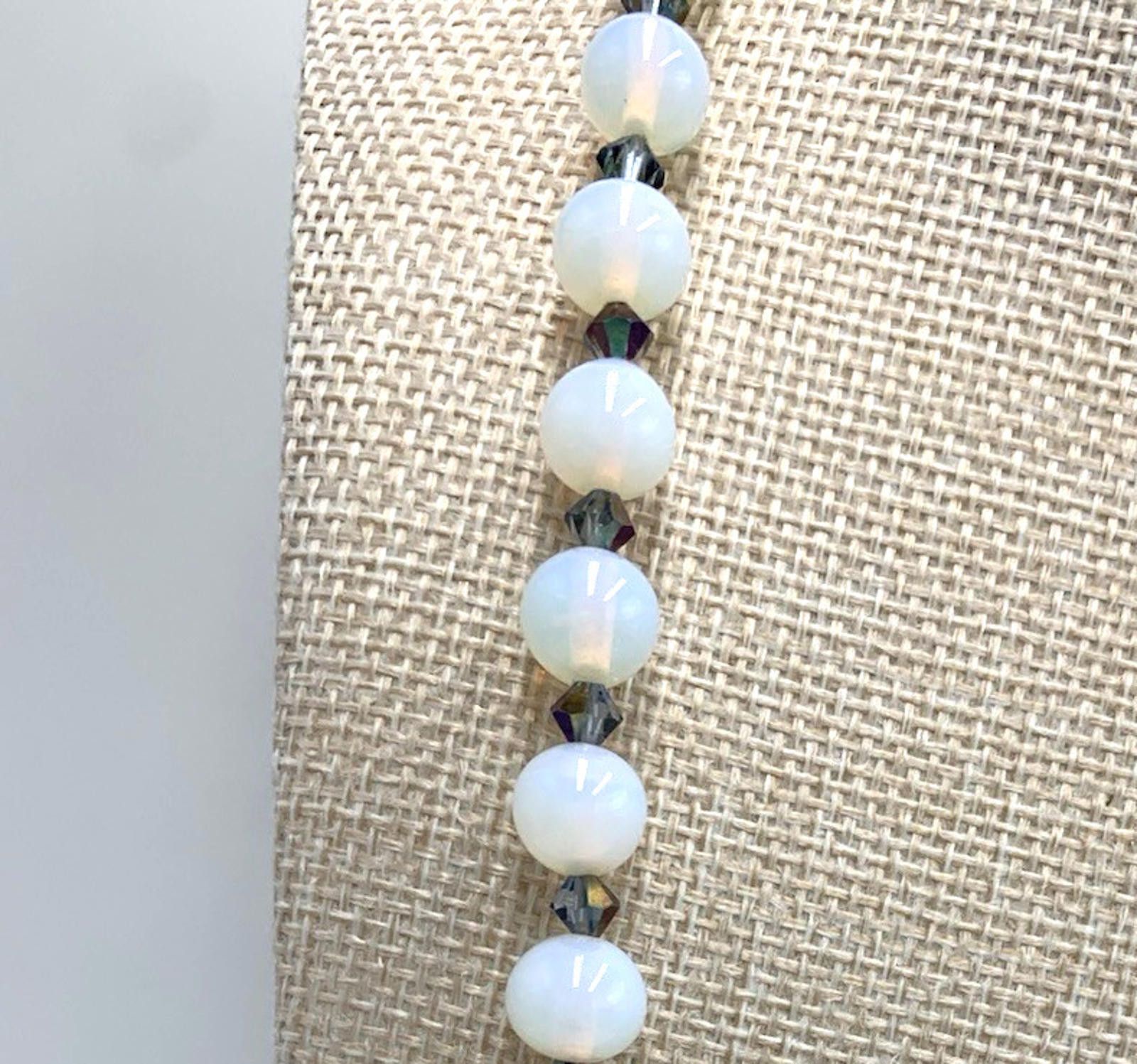 Other Art Deco Opalescent Opalite/Opaline Moonglow Necklace Japan Size ONE SIZE - 3 Thumbnail