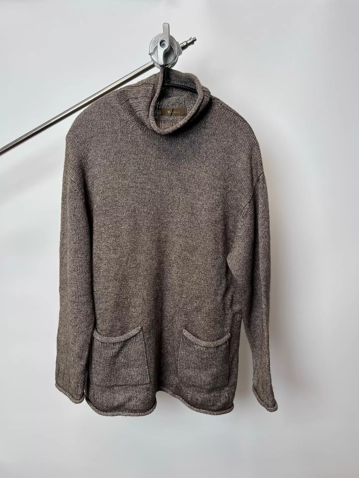 Yohji Yamamoto Yohji Yamamoto YS for Man Stand Collar Double Pocket Sweater Size US L / EU 52-54 / 3 - 1 Thumbnail