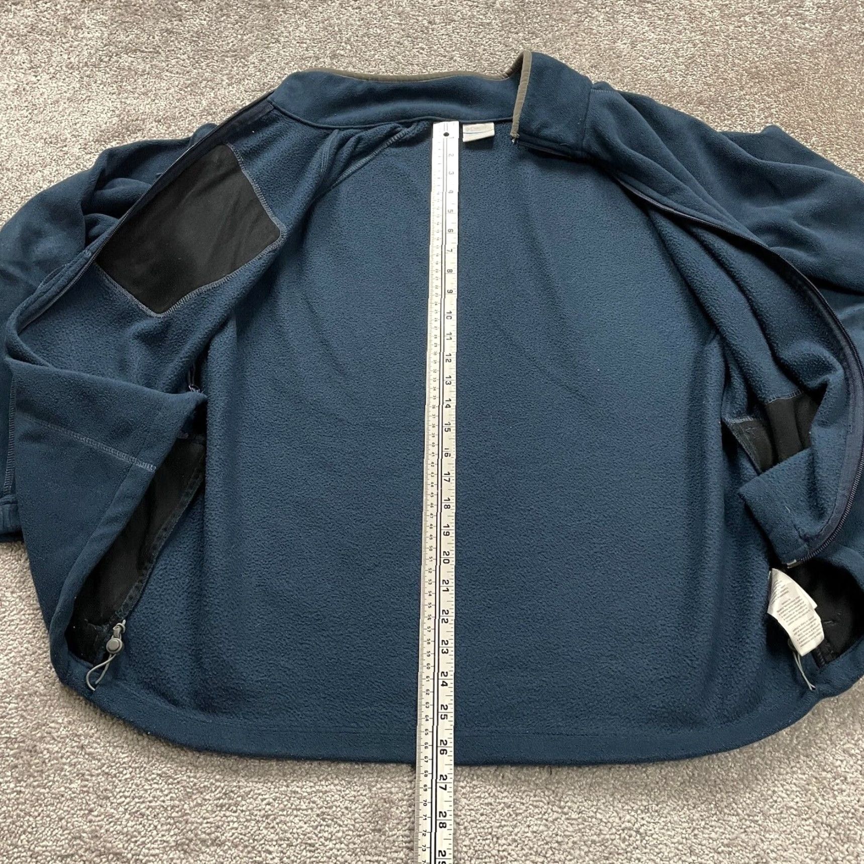 Vintage Columbia Jacket Adult L Mens Blue Fleece Full Zip Pockets Mock Neck Western Trek Size US L / EU 52-54 / 3 - 5 Thumbnail