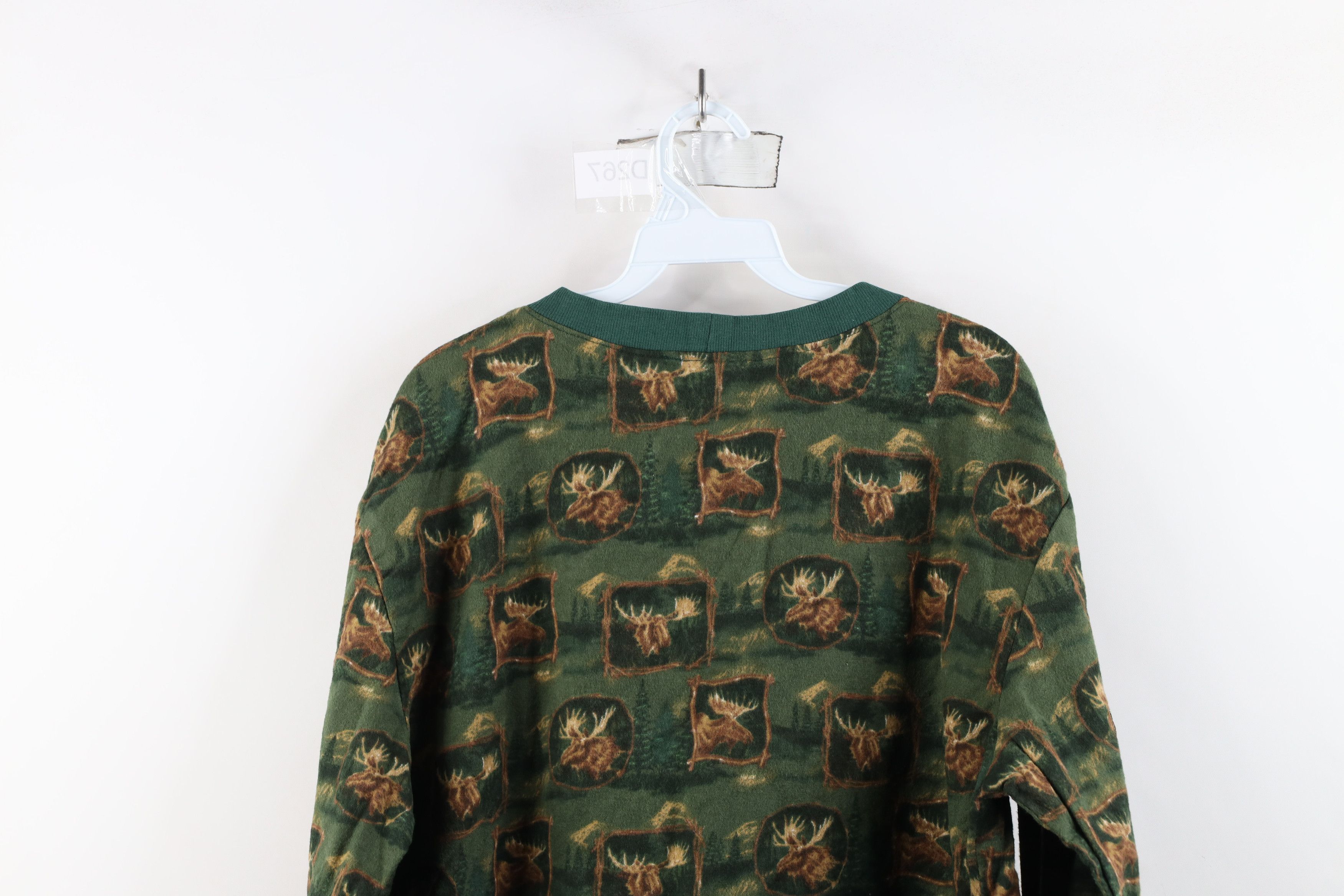 Vintage Vintage 90s Streetwear Moose Nature Long Sleeve T-Shirt Size US L / EU 52-54 / 3 - 7 Thumbnail