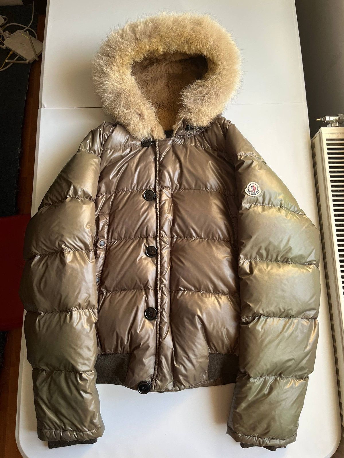 Moncler 00’s Moncler Bulgarie fur down puffer jacket Size US XXL / EU 58 / 5 - 4 Thumbnail