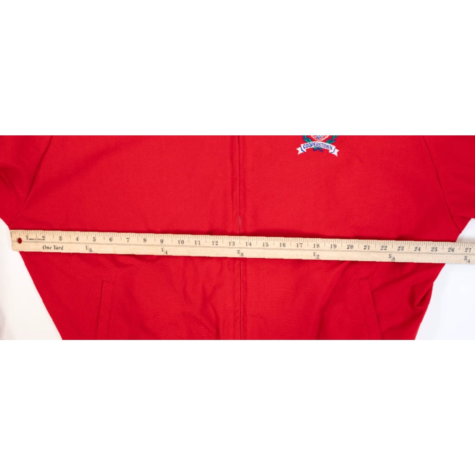 Vintage VINTAGE Artex Cooperstown Jacket Mens Size L Red Zip Up 80s MLB USA Baseball Windbreaker Jacket Size US L / EU 52-54 / 3 - 4 Thumbnail