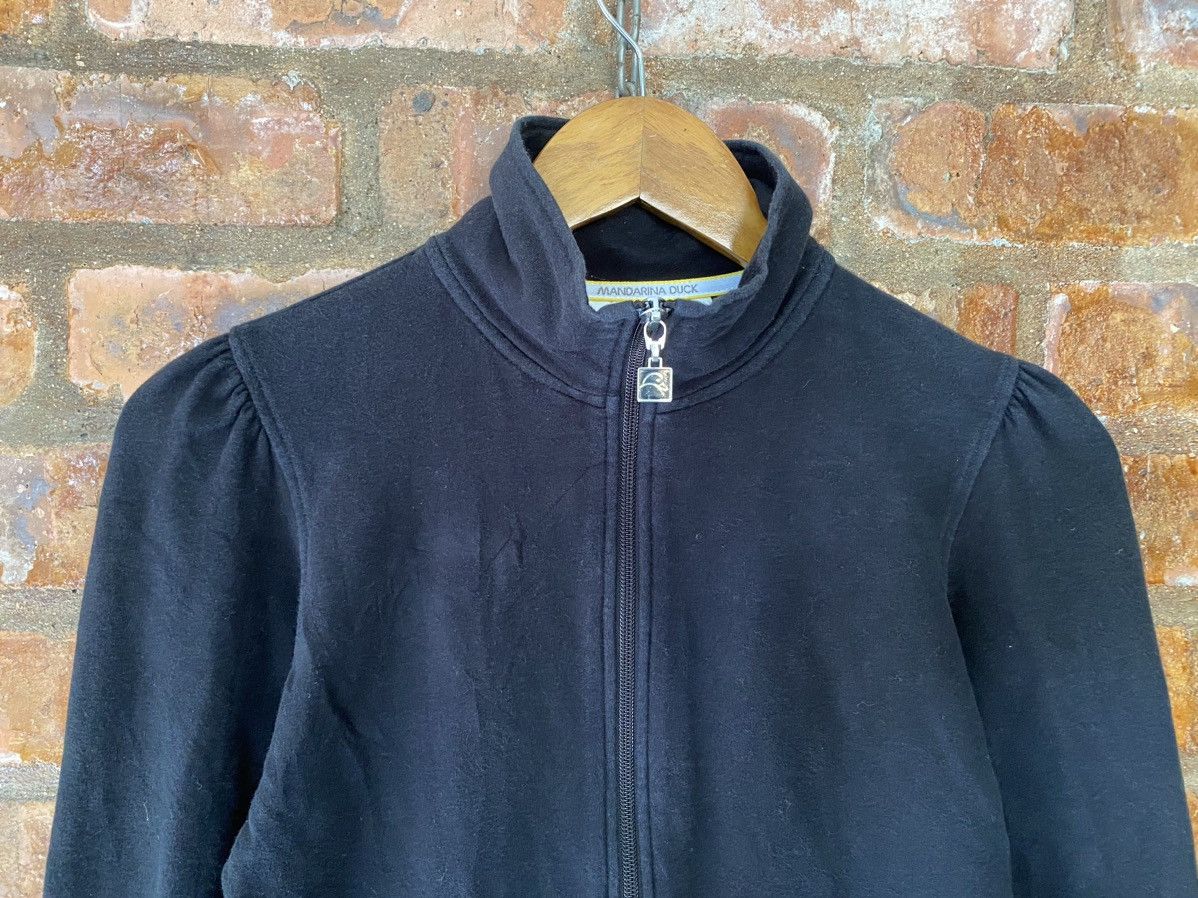 Mandarina Duck × Swarovski Vtg Zipper sweater logo Size S / US 4 / IT 40 - 3 Thumbnail