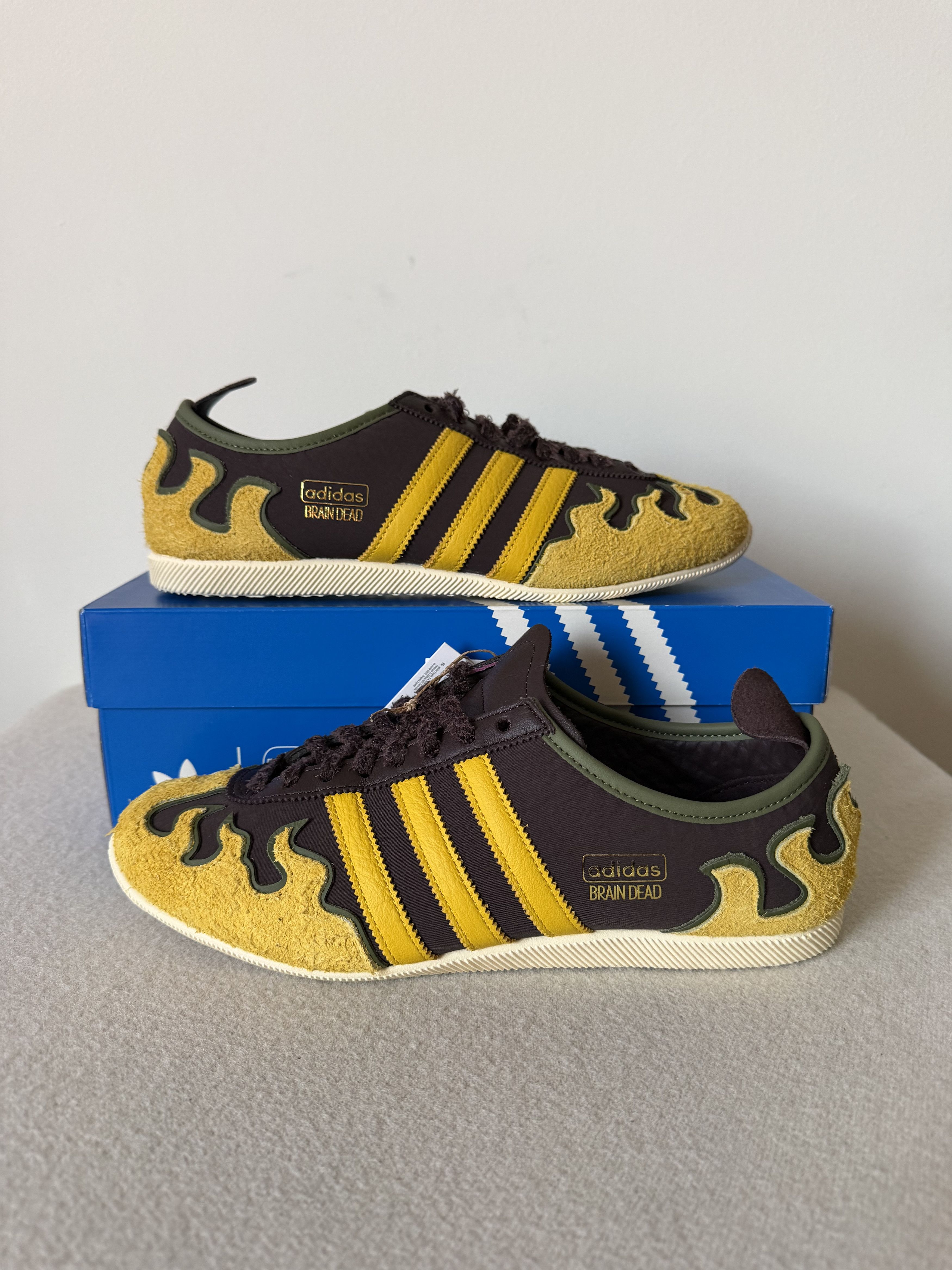 Adidas × Brain Dead Brain Dead Adidas Japan Lo in Yellow Brown Size US 11 / EU 44 - 2 Thumbnail
