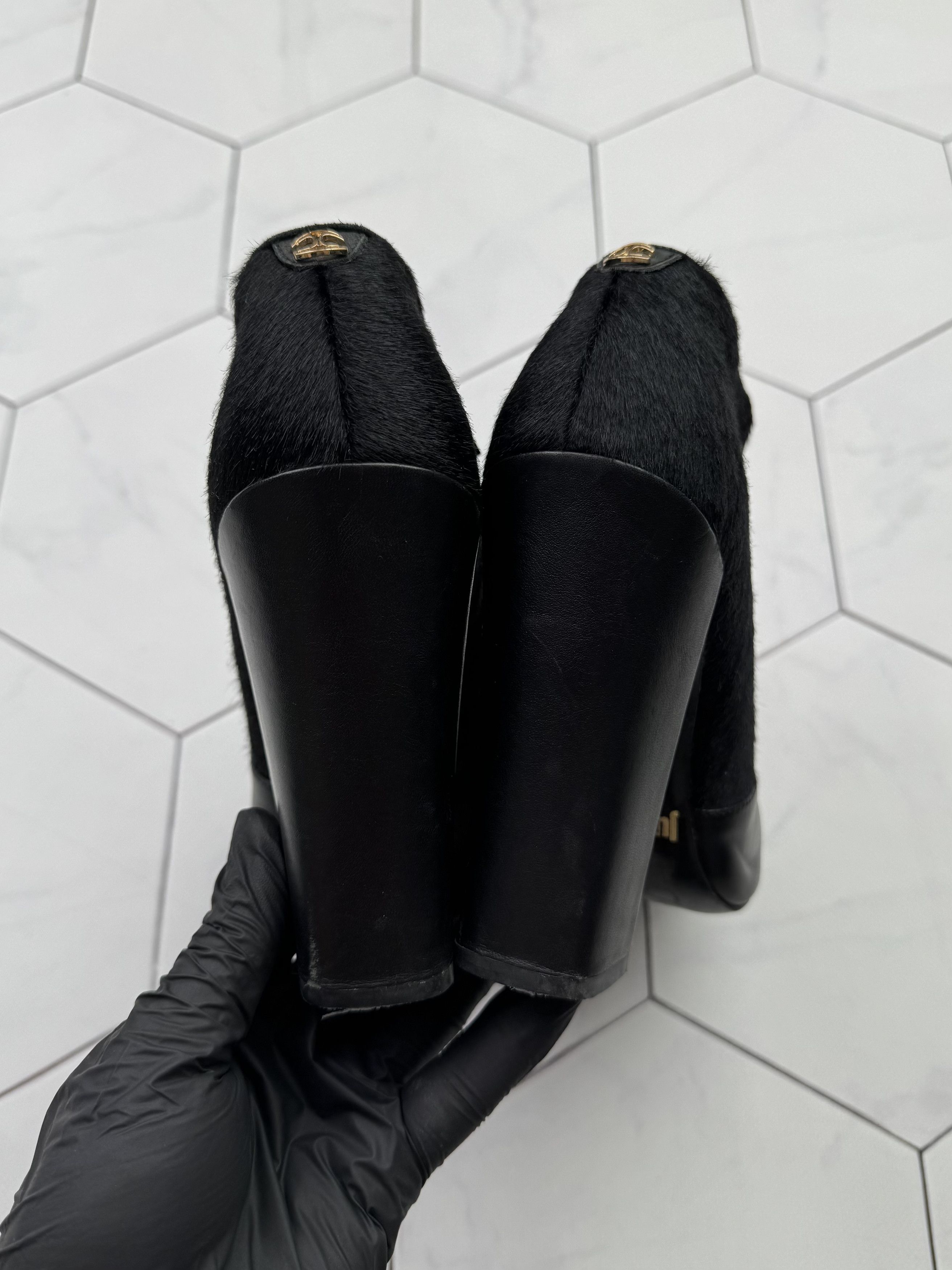 Just Cavalli Just Cavalli Vintage Heels With Real Fur Details (B187) Size US 10 / IT 40 - 7 Thumbnail