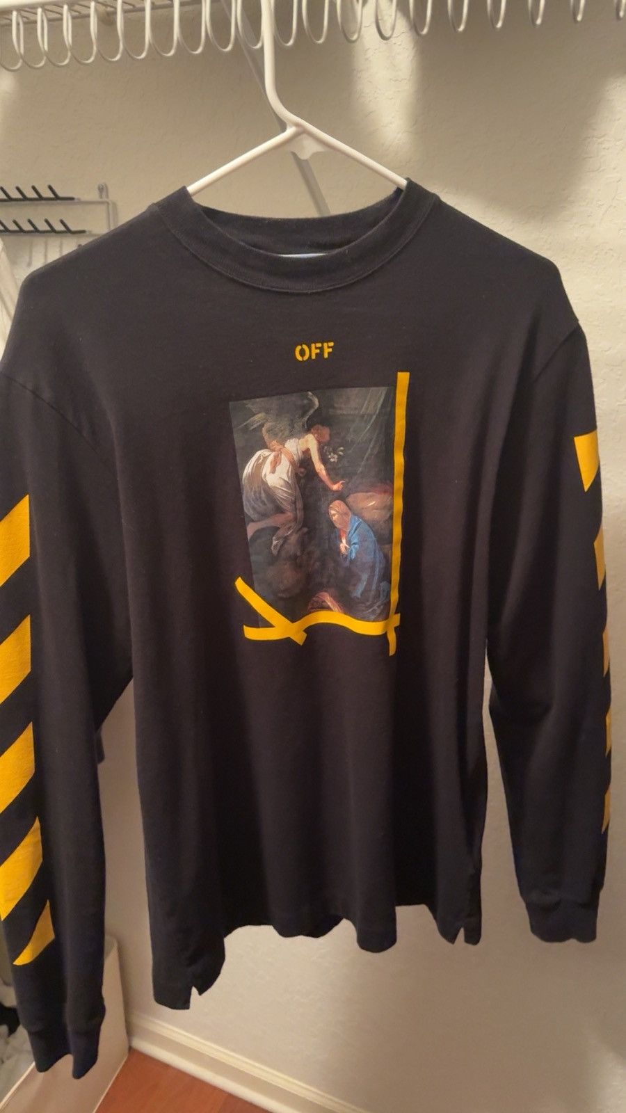 Off-White Off-White Caravaggio Painting Long sleeve T shirt Size US S / EU 44-46 / 1 - 1 Thumbnail