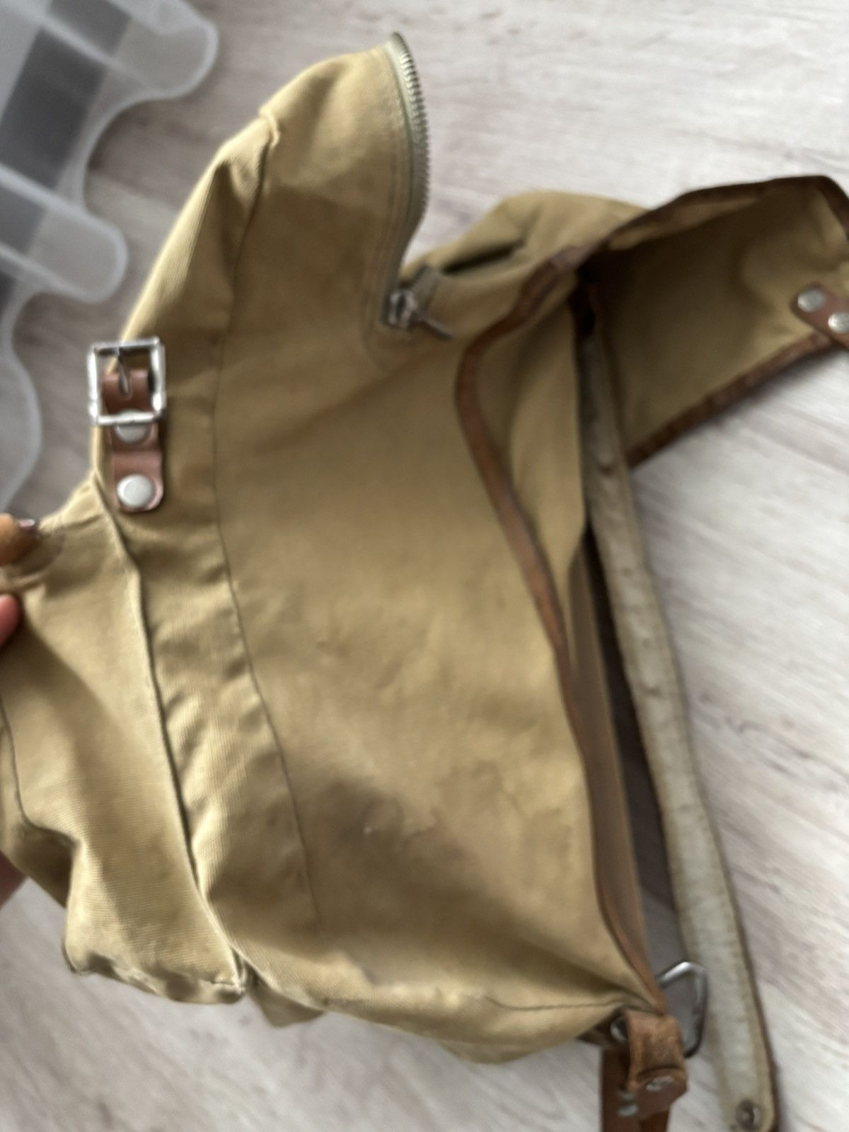 Other Vintage German Canvas & Leather Small Daypack 1950s–1970s Size ONE SIZE - 24 Thumbnail