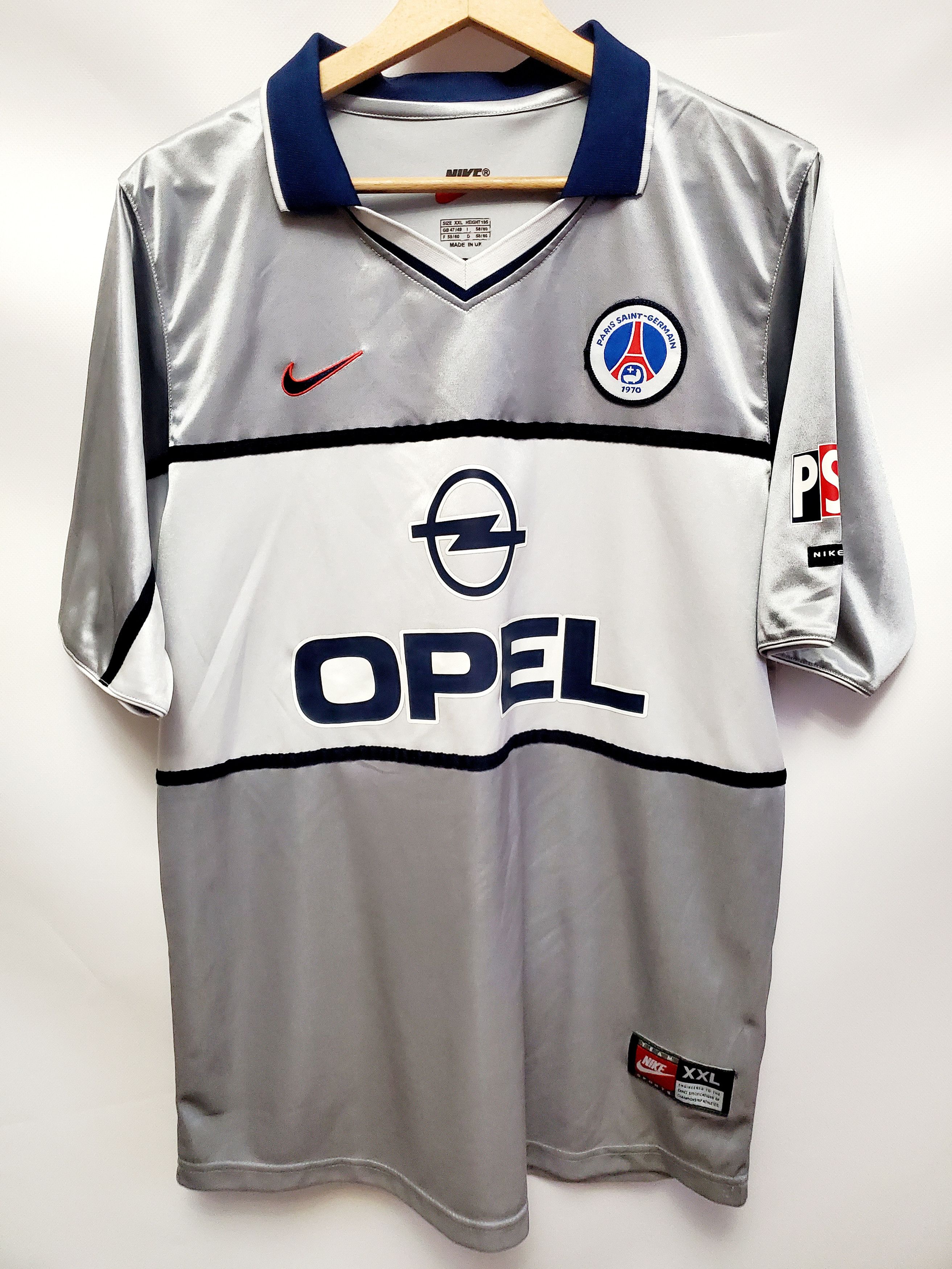 Nike Paris Saint-Germain OPEL ビンテージ PSG Paris Saint-Germain 1998/99 Nike Home Jersey Shirt Opel