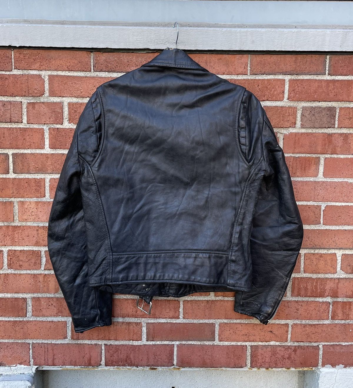Excelled VTG 70s Excelled Size 36 Black Leather jacket Brando Size US S / EU 44-46 / 1 - 9 Thumbnail