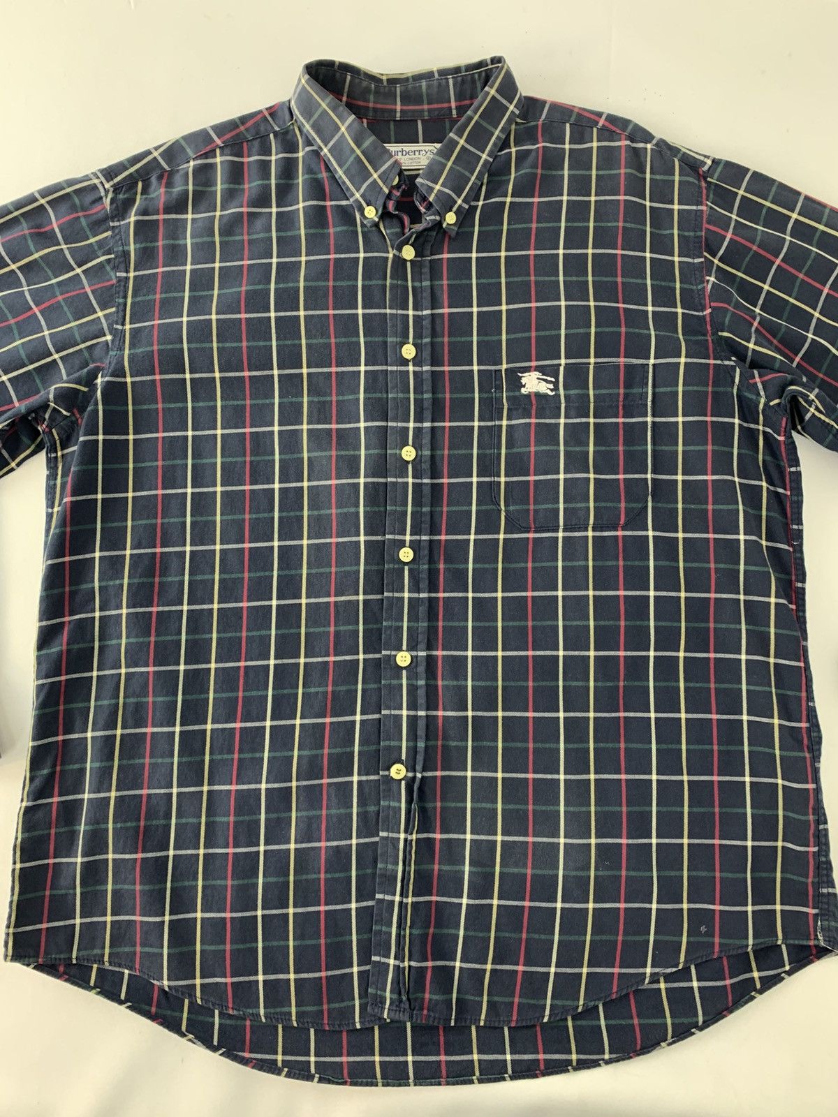Burberry 90s Burberrys Of London Checked Button Up Shirt Size US XL / EU 56 / 4 - 3 Thumbnail